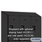 Salsbury Industries 3 Tier Designer Locker, 54"Wx76"Hx21"D, 9 Door, Black 18-23361BLK - alternate 8
